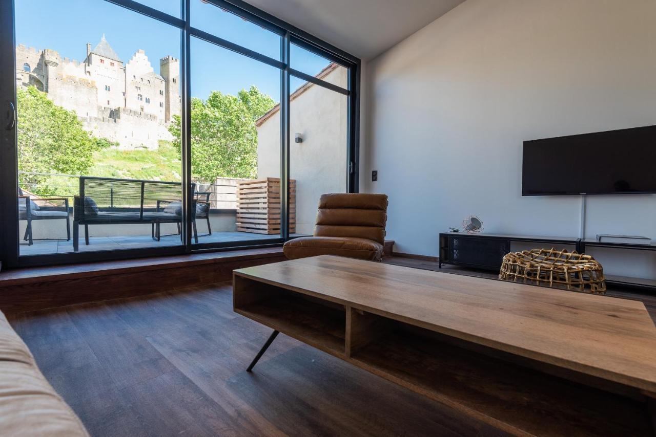 카르카손 Le Loft De La Tour Pinte 아파트 외부 사진